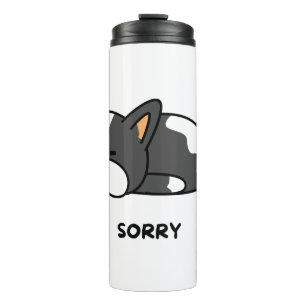 Bulldog print Thermal Tumbler