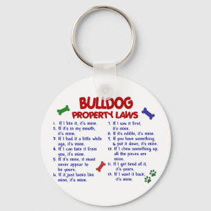 Bulldog Property Laws 2 Key Ring