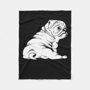Bulldog - Puppy Owner Dog Lover Animal Fleece Blanket