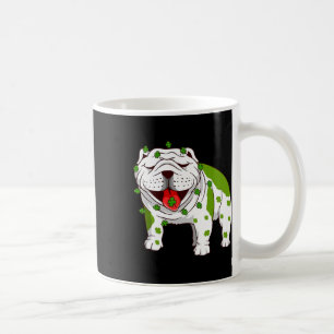 Bulldog Pyjamas Shamrock St Patrick's Day Coffee Mug