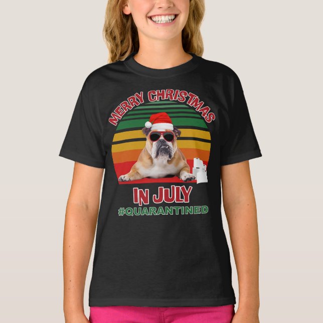 Bulldog Quarantined Summer T-Shirt (Front)