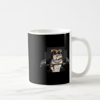 Bulldog Rat Weightlifting Bodybuilding Fitness Dad Coffee Mug