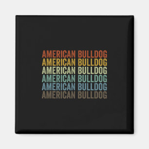 Bulldog Retro  Magnet