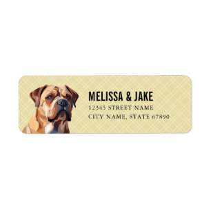 Bulldog Return Address Labels