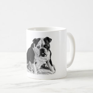 Bulldog Reverie, Soft Shaded Coffee Mug