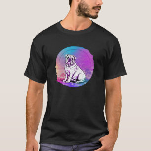 Bulldog s Retro 80s Synthwave Aesthetic T-Shirt