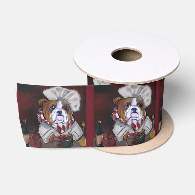 Bulldog  satin ribbon (Spool)
