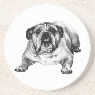 Bulldog shade of joy coaster