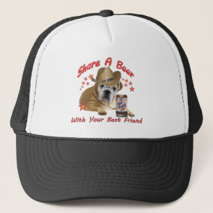 Bulldog Share A Beer products Trucker Hat