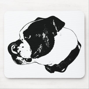 Bulldog Side-Lick Desk Pad Mouse Mat