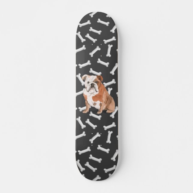 Bulldog Skateboard (Front)