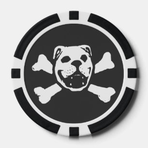 BULLDOG SKULL (by Bulldog Haven NW) Poker Chip