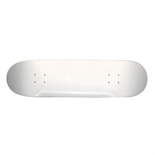 BULLDOG SKULL PRINT (by Bulldog Haven NW) in White Skateboard