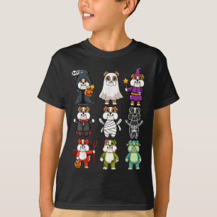 Bulldog Spooky Boo-Jee Horror Pumpkin Bulldog T-Shirt