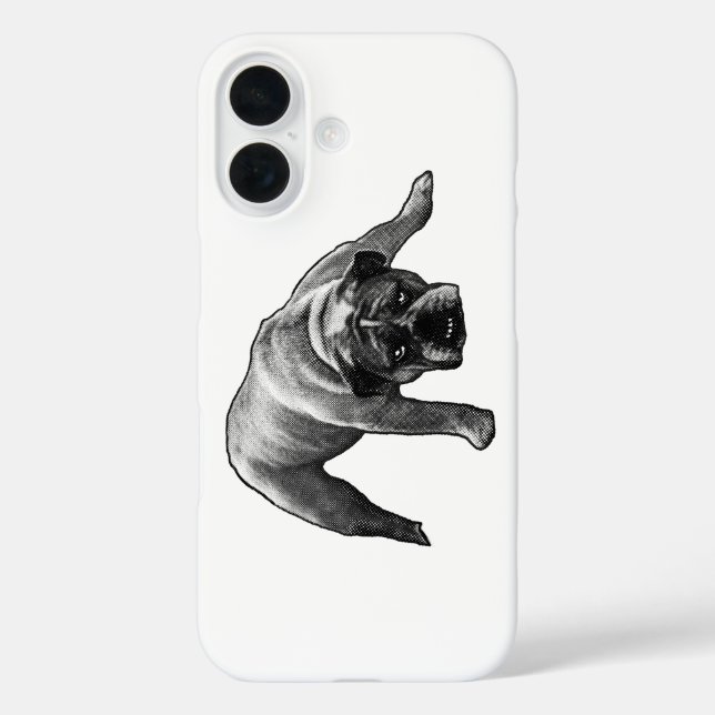Bulldog Story Guard Case-Mate iPhone Case (Back)