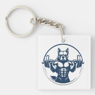 Bulldog Strength Key Ring