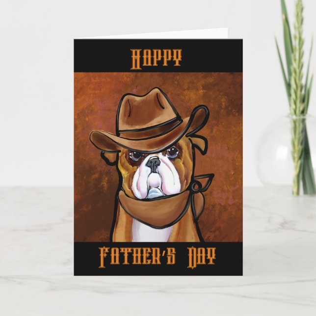 Bulldog              thank you card (Front)