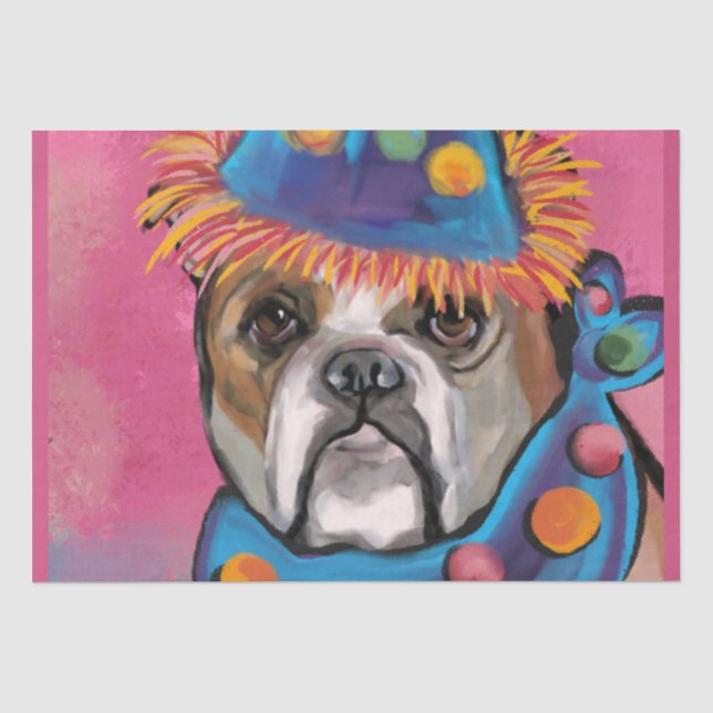 Bulldog                tissue paper (Front)