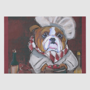 Bulldog tissue paper