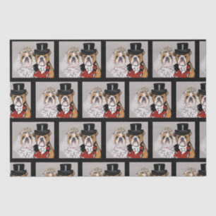 Bulldog     tissue paper