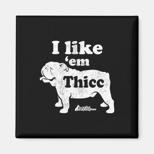 Bulldog Top  Magnet (Front)