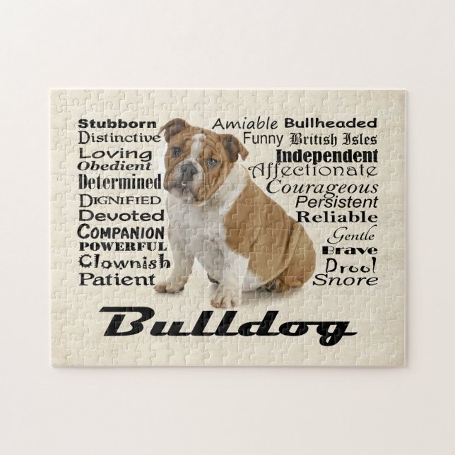 Bulldog Traits Puzzle (Horizontal)