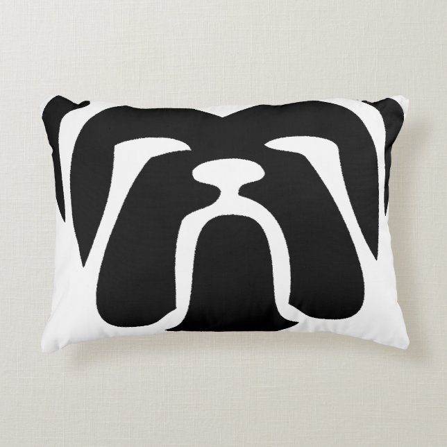 bulldog tribal decorative cushion (Front)