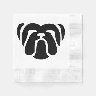 bulldog tribal.png napkin