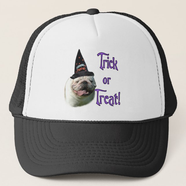 Bulldog Trick Trucker Hat (Front)