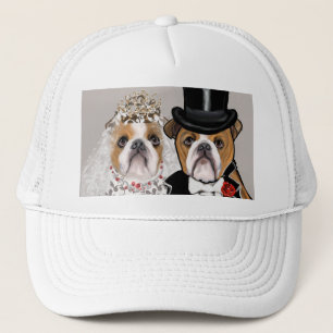 Bulldog trucker hat