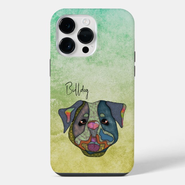 Bulldog Ugly Face Case-Mate iPhone Case (Back)