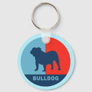 Bulldog US style keychain