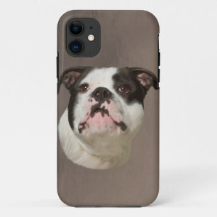 Bulldog Water Colour Art Painting iPhone 11 Case