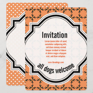 Bulldog wedding save the date invitations