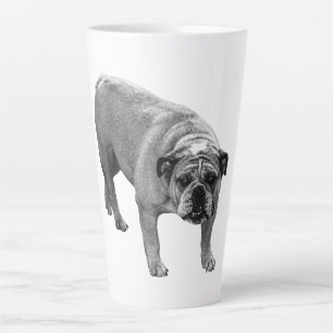 Bulldog Winter Cocoa Latte Mug