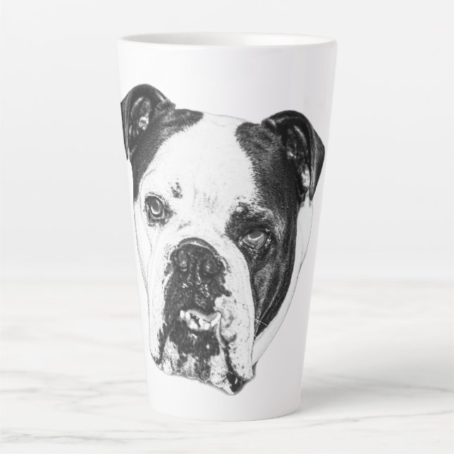 Bulldog Winter Morning Mug (Front)