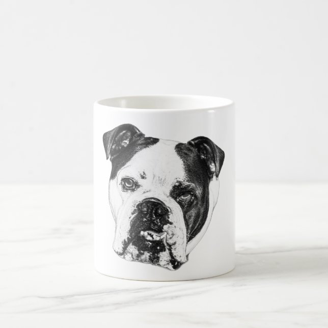 Bulldog Winter Morning Mug (Center)