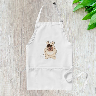 Bulldog with Big Eyes Standard Apron