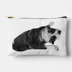 Bulldog with Fun Expression Accessory Pouch