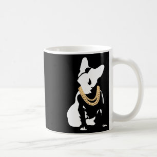 Bulldog With Gold Necklace Coffee Mug
