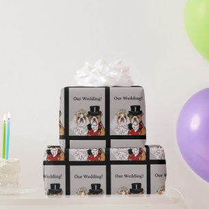Bulldog     wrapping paper