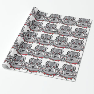 bulldog wrapping paper