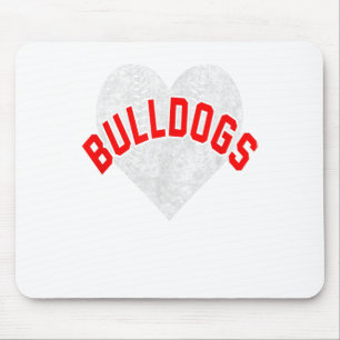 Bulldogs Baseball Softball High School Team Masco Mouse Mat