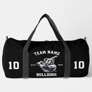 Bulldogs "Customisable" Baseball Duffle Bag