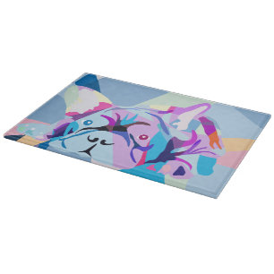 Bulldogs glasboard cutting board
