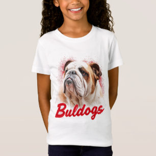 Bulldogs Mascot – Aggressive and Powerful Sports D T-Shirt