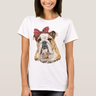 Bulldogs Mascot – Fierce and Fearless Team Spirit  T-Shirt