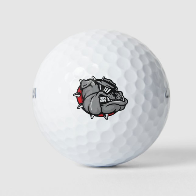 Bulldogs Mascot Golf Ball (Front)