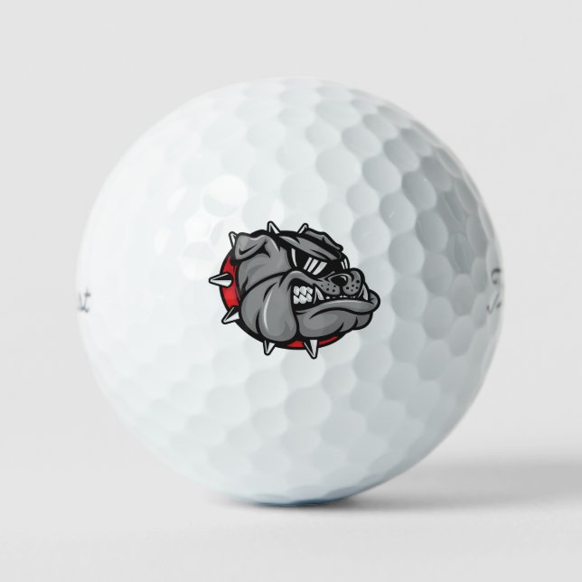 Bulldogs Mascot Golf Balls (Front)