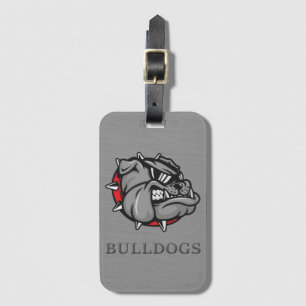 Bulldogs Mascot Luggage Tag